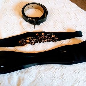 3 plus size women's belts
